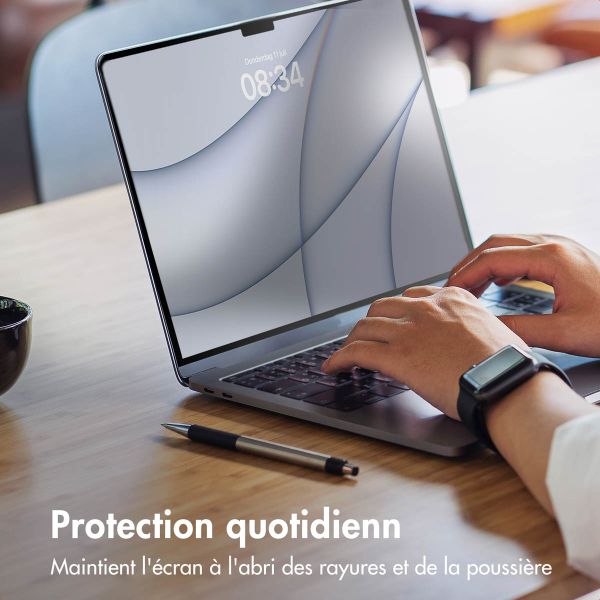 Accezz Protecteur d'écran en verre Apple MacBook Air 15 pouces (2023 / 2024 M3 chip / 2025 M4 chip)