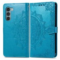 imoshion Etui de téléphone portefeuille Mandala Motorola Moto G200 - Turquoise