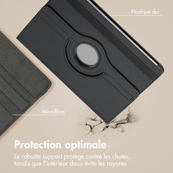 imoshion Coque tablette rotatif à 360° Samsung Galaxy Tab A11 Plus - Noir