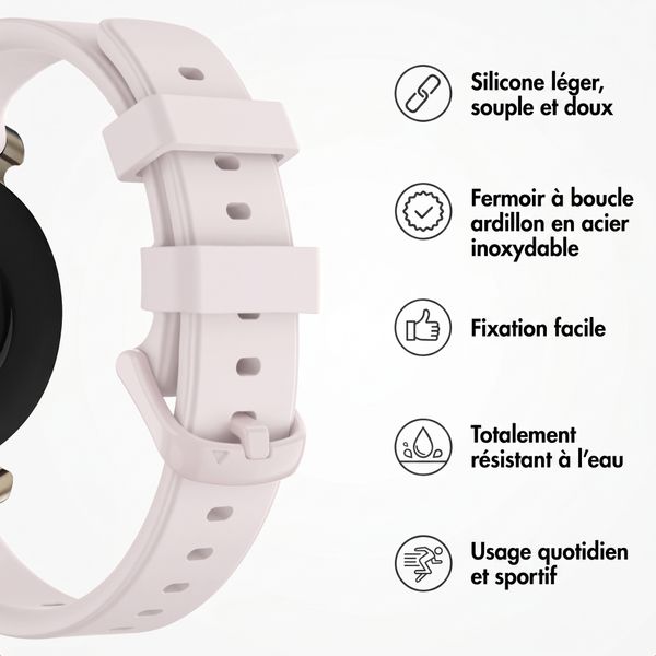 imoshion Bracelet silicone Garmin Lily 2 - Light Pink
