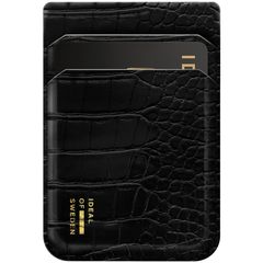 iDeal of Sweden MagSafe / Porte-cartes magnétique - Porte-cartes - Black Croco