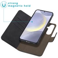 imoshion Etui de télephone luxe 2-en-1 amovible Samsung Galaxy S25 Plus - Noir