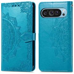 imoshion Etui de téléphone portefeuille Mandala Google Pixel 9 - Turquoise