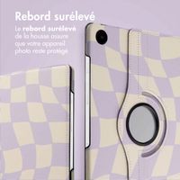 imoshion Coque tablette Design rotatif à 360° Samsung Galaxy Tab A9 Plus - Dancing Cubes