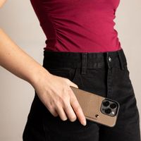 Selencia Coque Riva avec porte-cartes Samsung Galaxy S26 - Mocha Brown