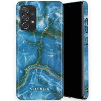 Selencia Coque Maya Fashion Samsung Galaxy A72 - Onyx Blue