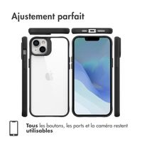 imoshion Coque Rugged Hybrid iPhone 14 - Noir / Transparent