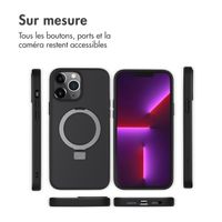 Accezz Coque Ring Stand avec MagSafe Apple iPhone 13 Pro Max - Noir