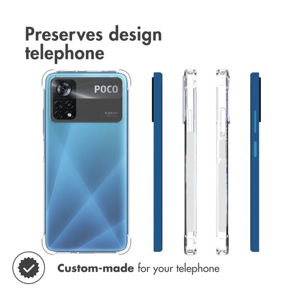 imoshion Shockproof Case Xiaomi Poco X4 Pro 5G - Transparent
