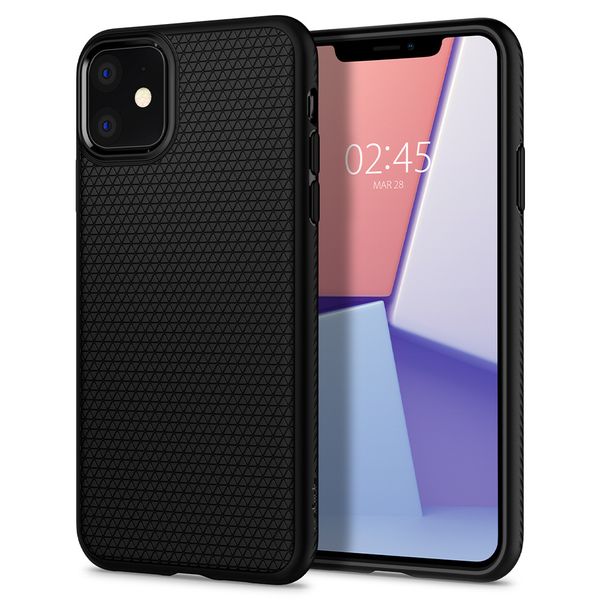 Spigen Coque Liquid Air iPhone 11 - Noir