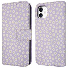 imoshion Étui de télephone portefeuille Design Apple iPhone 11 - White Daisy