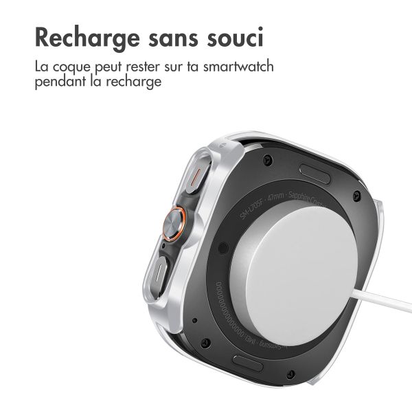 imoshion Coque rigide à couverture complète Samsung Galaxy Watch Ultra (2024/2025) - Argent