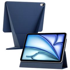 Accezz High Stand tablet case Apple iPad Air 11 pouces (2025) M3 / (2024) M2 / Air 5 (2022) / Air 4 (2020) - Bleu foncé