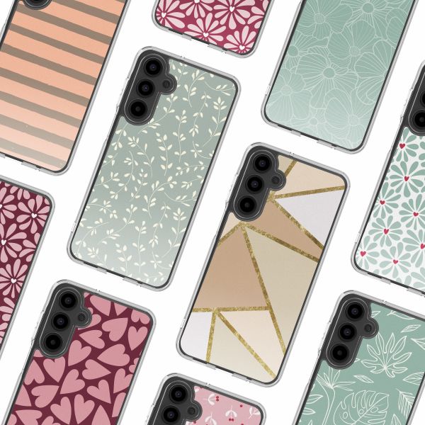 imoshion Coque Design Samsung Galaxy A16 - Smoke Green Flowers