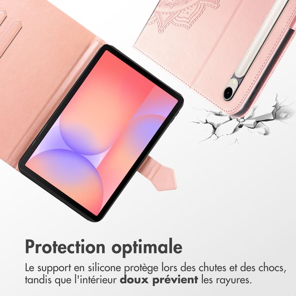 imoshion Coque tablette Samsung Galaxy Tab S9 11.0 pouces / S10 Lite / S10 FE / S9 FE 10.9 pouces - Rose Gold