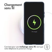 imoshion Coque Brushed Oppo A58 - Bleu foncé