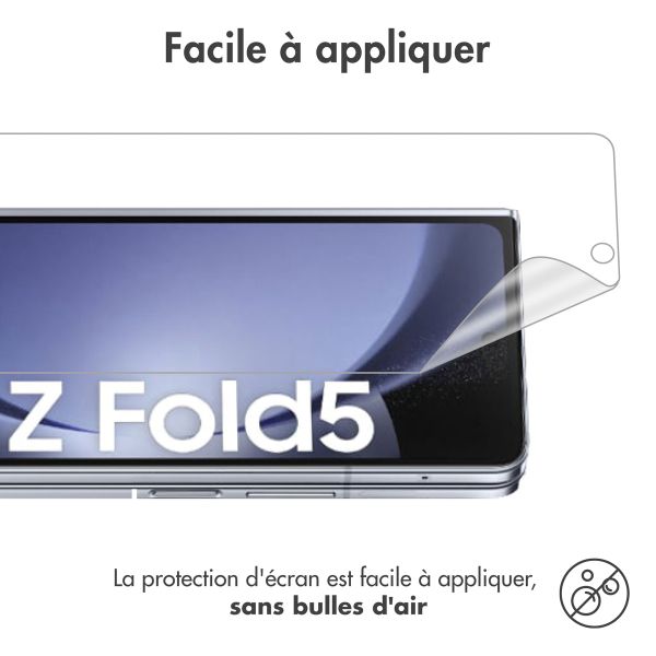 imoshion Protection d'écran Film 3 pack Samsung Galaxy Fold 5 - Transparent