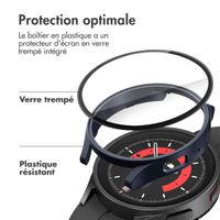 imoshion Coque rigide à couverture complète Samsung Galaxy Watch 6 - 40 mm - Bleu foncé