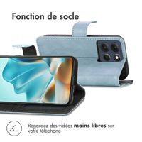 imoshion Étui de télephone portefeuille Motorola Moto G86 - Bleu clair