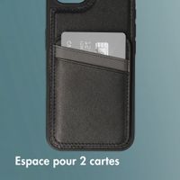 imoshion Coque arrière avec porte-cartes et support Apple iPhone 17e / 16e - Noir