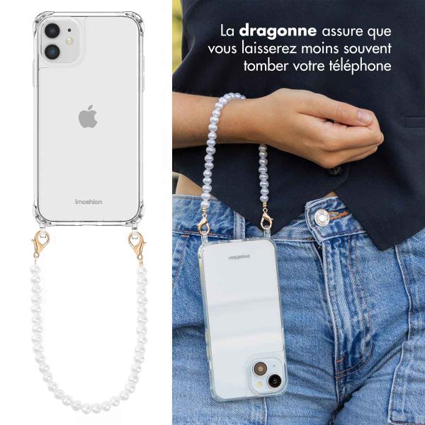 imoshion Coque avec dragonne + ﻿bracelet iPhone 11 - Perles