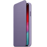 Apple Étui de téléphone Leather Folio Apple iPhone Xs Max - Lilac