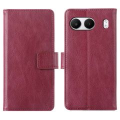 imoshion Étui de téléphone portefeuille Luxe OnePlus Nord 4 - Bordeaux