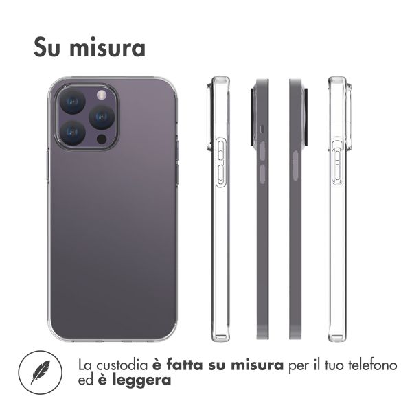 Accezz Coque Clear Apple iPhone 15 Pro Max - Transparent