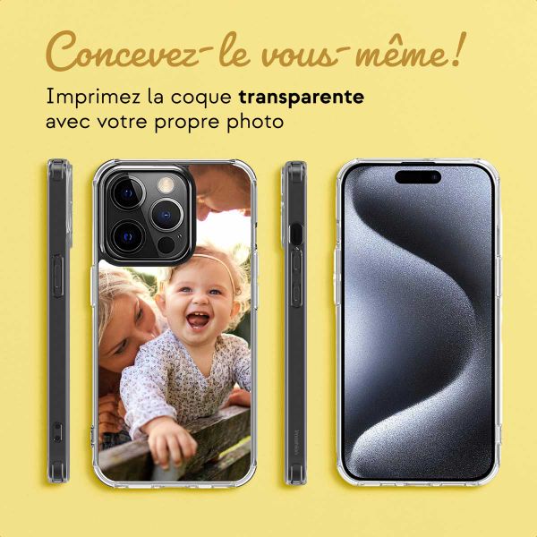 Concevez votre MagSafe Clear Case Apple iPhone 15 Pro - Transparent