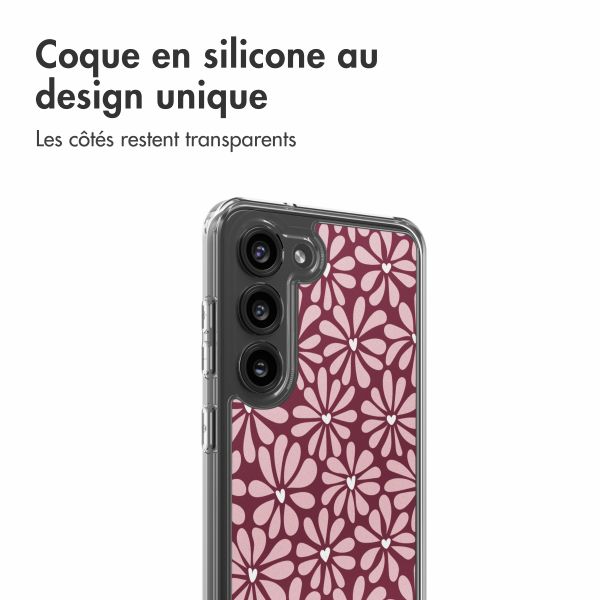 imoshion Coque Design Samsung Galaxy S23 - Bloom Love Blush