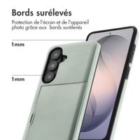 imoshion Coque arrière avec porte-cartes Samsung Galaxy S26 - Vert