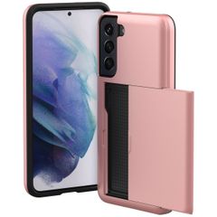 imoshion Coque arrière avec porte-cartes Samsung Galaxy S21 - Rose Doré