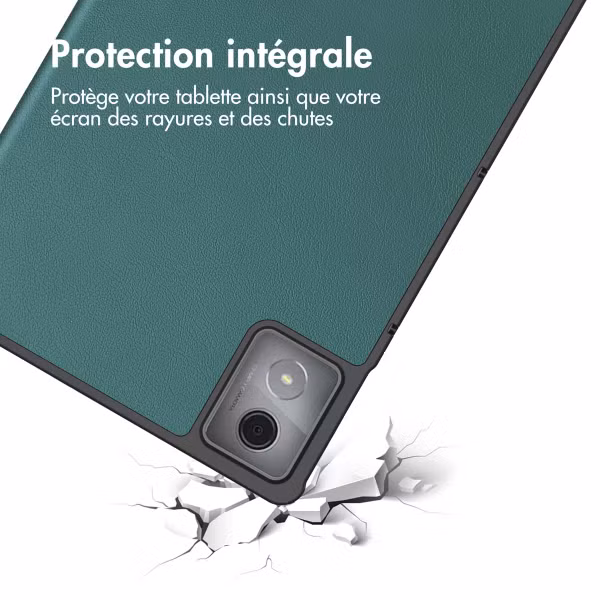 imoshion Coque tablette Trifold Lenovo Tab K11 Plus - Vert foncé