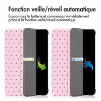 imoshion Coque tablette Design Trifold Apple iPad 11 (2025) 11 pouces A16 / iPad 10 (2022) 10.9 pouces - Happy Dots