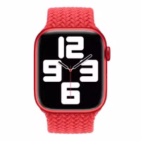 Apple Bracelet Solo tressé Apple Watch | 44/45/46/49 mm - Taille 12 - (Product) Red