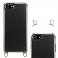 Selencia Coque arrière avec crochets amovibles Apple iPhone SE (2022 / 2020) / 8 / 7 - Transparent