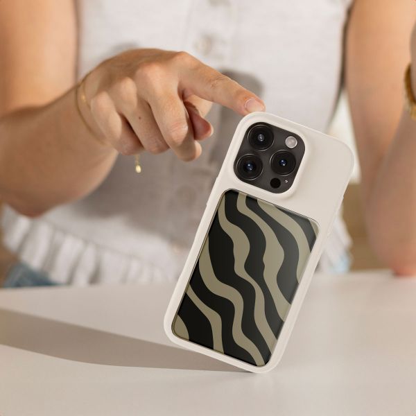 Selencia Powerbank Vivid 5 000 mAh - MagSafe et Qi2 - Black / Swirl Black