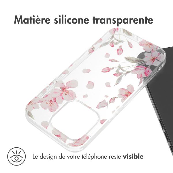imoshion Coque Design Apple iPhone 15 Pro - Blossom Watercolor