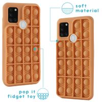 imoshion ﻿Pop It Fidget Toy - Coque Pop It Galaxy A21s - Dorée