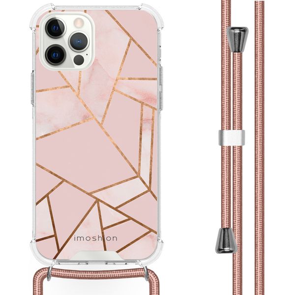 imoshion Coque Design avec cordon iPhone 12 Pro Max - Pink Graphic