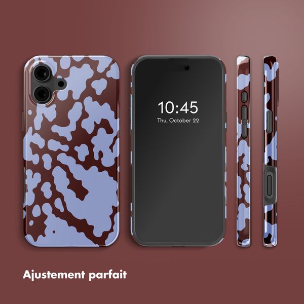 Selencia Coque arrière Vivid avec MagSafe Apple iPhone 16 - Moo'd Lavender Glow