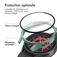 imoshion Coque rigide à couverture complète Samsung Galaxy Watch 4 - 40 mm - Vert foncé