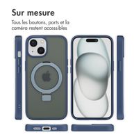 Accezz Coque Ring Stand avec MagSafe iPhone 15 - Blue