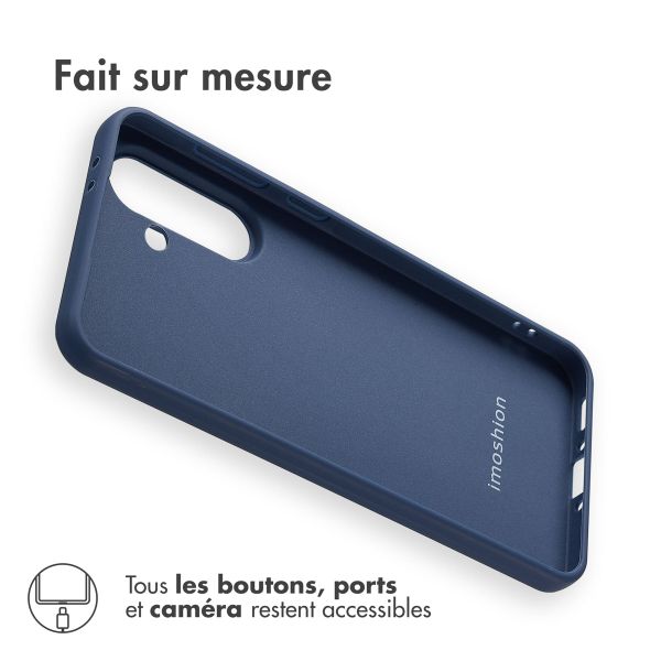 imoshion Coque Couleur Samsung Galaxy A56 - Bleu foncé