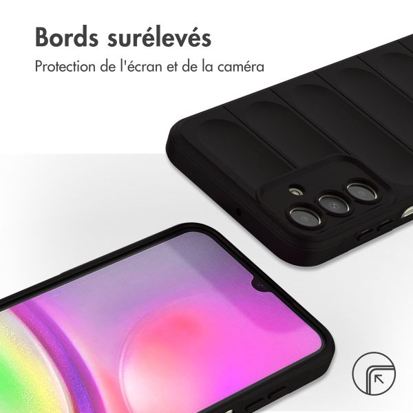 imoshion Coque arrière EasyGrip Samsung Galaxy A25 (5G) - Noir