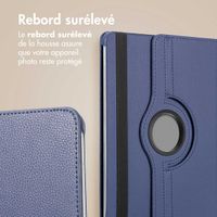 imoshion Coque tablette rotatif à 360° Lenovo Tab P12 - Bleu foncé