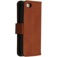 imoshion Étui de télephone portefeuille de luxe Apple iPhone SE (2016) / 5 / 5s - Marron