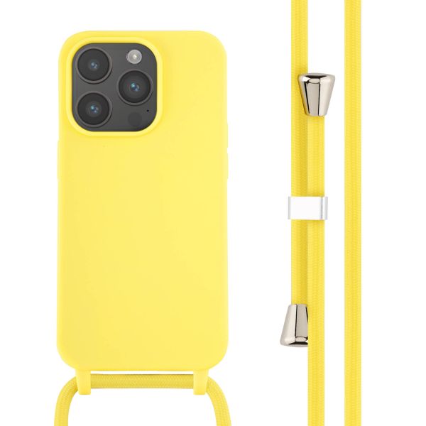 imoshion ﻿Coque en silicone avec cordon iPhone 14 Pro - Jaune