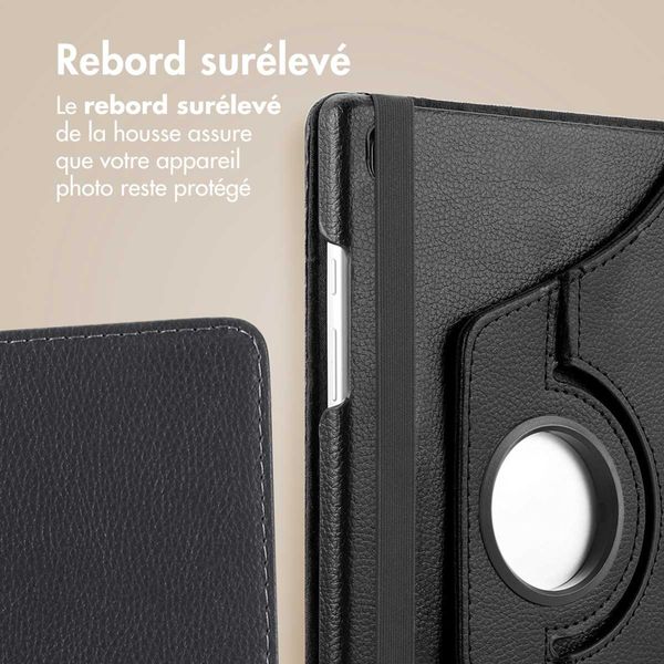 imoshion Coque tablette rotatif à 360° Samsung Galaxy Tab A9 8.7 pouces - Noir