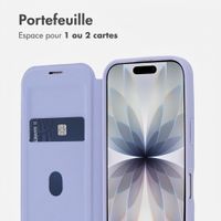 imoshion Bookcase transparente avec MagSafe Apple iPhone 17 - Lilas